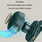Ventilateur portable sans pales Adanis'Air, brise 360° silencieuse et rechargeable USB