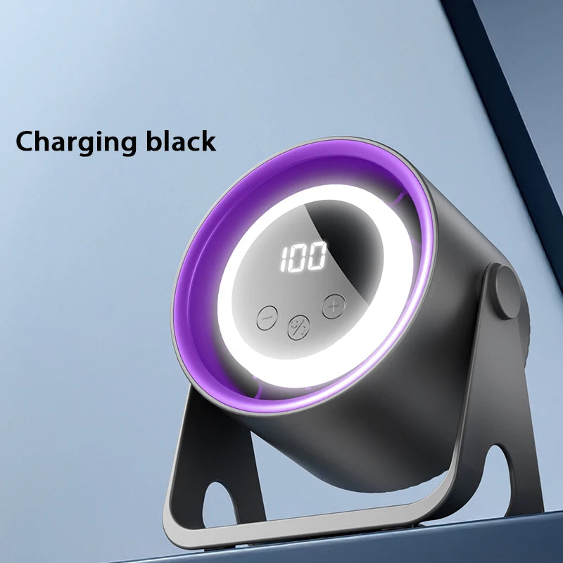 Ventilateur de bureau sans pales Adanis'Air, silencieux avec veilleuse LED et recharge USB