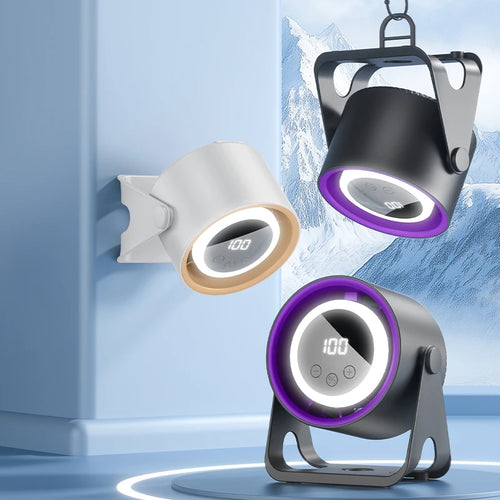 Ventilateur de bureau sans pales Adanis'Air, silencieux avec veilleuse LED et recharge USB