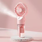 Ventilateur brumisateur portable Adanis'Air 2-en-1, spray d'eau et ventilation, rechargeable USB