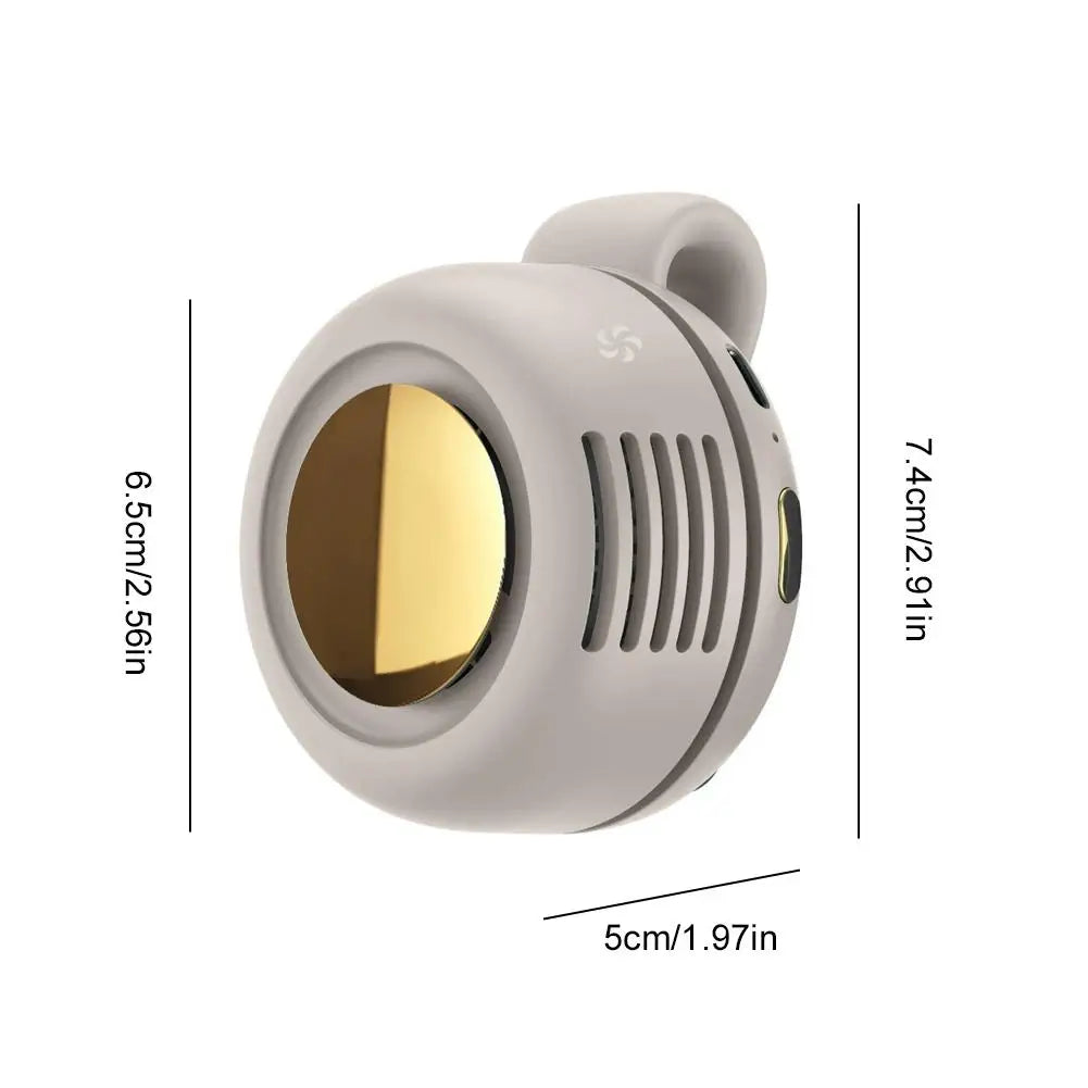Ventilateur portable sans pales Adanis'Air, brise 360° silencieuse et rechargeable USB