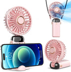 Mini ventilateur de cou pliable Adanis'Air, 3000 mAh, écran LED et 5 vitesses
